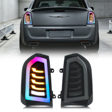 Load image into Gallery viewer, inginuity time LED RGB Tail Lights for Chrysler 300 300C 300S 2015-2023 Hemi Touring Sedan Start-up Animation Sequential Turn Signal APP Control Rear Lamps Assembly