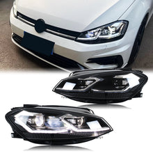 Load image into Gallery viewer, inginuity time LED Headlights for Volkswagen VW Golf 7 MK VII 2018-2020 Start-up Animation Sequential Turn Signal Front Lamps Assembly