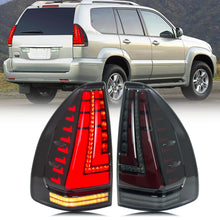 Load image into Gallery viewer, inginuity time LED Tail Lights for Lexus GX470 2002-2009 Start-up Animation Sequential Turn Signal Rear Lamps Assembly