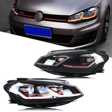 Load image into Gallery viewer, inginuity time LED Headlights for Volkswagen VW Golf 7 MK VII 2018-2020 Start-up Animation Sequential Turn Signal Front Lamps Assembly