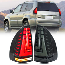 Load image into Gallery viewer, inginuity time LED Tail Lights for Lexus GX470 2002-2009 Start-up Animation Sequential Turn Signal Rear Lamps Assembly