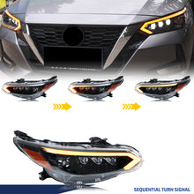 Load image into Gallery viewer, inginuity time LED RGB Headlights for Nissan Sentra B18 2020-2025 S SR SV Start-up Animation Bluetooth APP Control Colorful Front Lamps Assembly