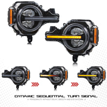 Load image into Gallery viewer, inginuity time LED Headlights for Ford Bronco 2020-2023 Start up Animation Sequential Indicator Front Lamps Assembly