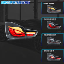 Load image into Gallery viewer, inginuity time LED GTS Tail Lights for BMW F20 F21 1-Series 2015-2019 Hatchback Start-up Animation Sequential Turn Signal Smoked Rear Lamps Assembly