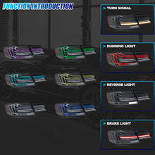 Load image into Gallery viewer, inginuity time RGB LED CSL Tail Lights for BMW 3-Series E92 328i 335i M3 S65 N52/54/55 2006-2013 Coupe Start-up Animation Sequential Turn Signal Colorful Rear Lamps Assembly