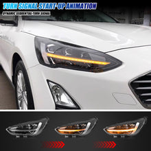 Load image into Gallery viewer, inginuity time LED Headlights for Ford Focus 2019-2021 ST-Line Sequential Turn Signal Projector Front Lamps Assembly