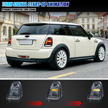 Load image into Gallery viewer, inginuity time LED Tail Lights for BMW Mini Cooper S R56 R57 R58 R59 2007-2013 Sequential Turn Signal Union Jack Black Rear Lamps Assembly