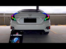 Load and play video in Gallery viewer, inginuity time LED RGB Tail Lights for Honda Civic 2016-2021 Sedan Start-up Animation Sequential Rear Lamps