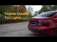 Load and play video in Gallery viewer, inginuity time LED Porsche Tail Lights & Center Lamp for Toyota Corolla E210 12th Gen 2020-2024 Sedan Start-up Animation Sequential Signal Rear Lamps Middle Light Accessary