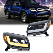 Load image into Gallery viewer, inginuity time LED Headlights for Toyota 4Runner 2003-2009 SR5 TRD 4th Gen Start-up Animation Sequential Turn Signal Bi-Xenon Projector Front Lamps Assembly