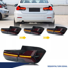 Load image into Gallery viewer, inginuity time LED G05 Tail Lights for BMW 3-Series F30 F80 M3 320i 328i 330i 335i 2013-2018 Black Rear Lamps Assembly
