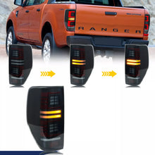 Load image into Gallery viewer, inginuity time LED Tail Lights for Ford Ranger T7 PX MK1 MK2 2012-2021 Start-up Animation Sequential Turn Signal Rear Lamps Assembly