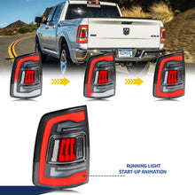 Load image into Gallery viewer, inginuity time LED Tail Lights for Dodge Ram 1500 2500 3500 2009-2018 4th Gen Start-up Animation Sequential Turn Signal Rear Lamps