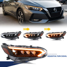 Load image into Gallery viewer, inginuity time LED Headlights for Nissan Sentra B18 2020 2021 2022 2023 SR SV Start-up Animation Sequential Signal Front Lamps Assembly