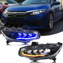 Load image into Gallery viewer, inginuity time LED Headlights for Honda Civic 10Th Gen 2016-2021 Start-up Animation Sequential Signal Front Lamp Assembly