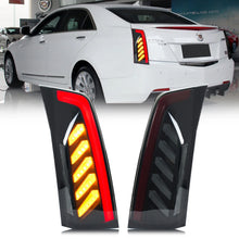 Load image into Gallery viewer, inginuity time LED Tail Lights for Cadillac ATS Sedan 2013-2019 1st Gen Sequential Turn Signal Start-up Animation Rear Lamps Assembly