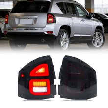Load image into Gallery viewer, inginuity time LED Tail Lights for Jeep Compass 2007-2017 Sport Latitude Limited Sequential Turn Signal Rear Lamps Assembly