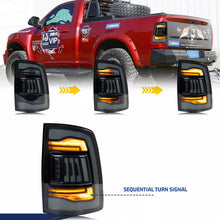 Load image into Gallery viewer, inginuity time LED RGB Tail Lights for Dodge Ram 1500 2500 3500 2009-2018 2019-2023 Classic Start-up Animation Rear Lamps Assembly