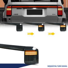 Load image into Gallery viewer, inginuity time LED RGB Tail Lights & Trunk Lid Lamp for Toyota Land Cruiser LC250 2024-2026 APP Control Color Change Start-up Animation Rear Lamps Assembly