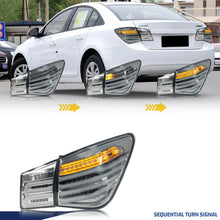Load image into Gallery viewer, inginuity time LED Tail Lights for Chevrolet Cruze Chevy 2010-2015 Start-up Animation Sequential Turn Signal Benz Design Rear Lamps Assembly