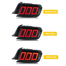 Load image into Gallery viewer, inginuity time LED Tail Lights for Ford Mustang 2015-2022 6th Gen S550 GT Start-up Animation Sequential Turn Signal Rear Lamps