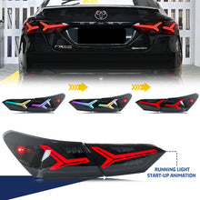 Load image into Gallery viewer, inginuity time LED RGB Tail Lights for Toyota Camry 8th Gen 2018-2023 SE/XSE/LE/XLE/TRD APP Control Start-up Animation Sequential Signal Rear Lamps Assembly