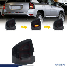 Load image into Gallery viewer, inginuity time LED Tail Lights for Jeep Compass 2007-2017 Sport Latitude Limited Sequential Turn Signal Rear Lamps Assembly