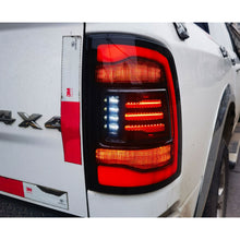 Load image into Gallery viewer, inginuity time LED Clear Tail Lights for Dodge Ram 2009-2018 4th GEN White Animation Rear Lamps