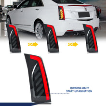 Load image into Gallery viewer, inginuity time LED Tail Lights for Cadillac ATS Sedan 2013-2019 1st Gen Sequential Turn Signal Start-up Animation Rear Lamps Assembly