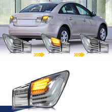 Load image into Gallery viewer, inginuity time LED Tail Lights for Chevrolet Cruze Chevy 2010-2015 Start-up Animation Sequential Turn Signal BMW Design Rear Lamps Assembly