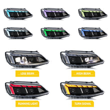 Load image into Gallery viewer, inginuity time LED RGB Audi Headlights for Volkswagen VW Jetta MK6 2011-2018 SE Color Change APP Control Start-up Animation Sequential Turn Signal Front Lamps Assembly