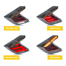 Load image into Gallery viewer, inginuity time LED Tail Lights for Honda Civic Hatchback 2016-2021 Clear Start-up Animation Sequential Turn Signal E-mark DOT Rear Lamps Assembly