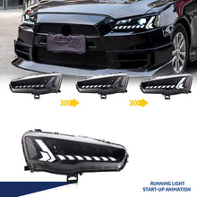 Load image into Gallery viewer, inginuity time LED Audi Headlights for Mitsubishi Lancer & Lancer EVO X 2009-2020 Start-up Animation Sequential Turn Signal Front Lamps Assembly