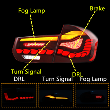 Load image into Gallery viewer, inginuity time GTS Style OLED Tail Lights For BMW 3 Series M3 F30 F35 F80 2012-2018 Start Up Animations Rear Lamps