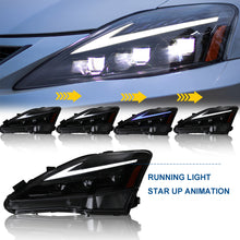 Load image into Gallery viewer, inginuity time LED Headlights for Lexus IS250 IS350 ISF 2006-2013 Sequential Indicator Dynamic Animation Front Lamp Assembly
