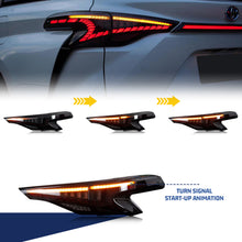 Load image into Gallery viewer, inginuity time LED Tail Lights & Middle Lamp for Toyota Sienna 2021 2022 2023 Start-up Animation Sequential Indicator Rear Lamps Set