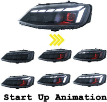 Load image into Gallery viewer, inginuity time LED Headlights for VW Volkswagen Jetta MK6 2012-2018 Start Up Animation Sequential Turn Signal Accessary