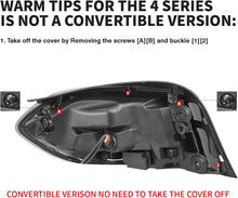 Load image into Gallery viewer, inginuity time LED Tail Lights for BMW M4 GTS F32 F33 F82 F36 F82 F83 2014-2020 Sequential Indicator Start Up Animation Rear Lamp Assembly