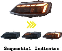 Load image into Gallery viewer, inginuity time LED Headlights for VW Volkswagen Jetta MK6 2012-2018 Start Up Animation Sequential Turn Signal Accessary