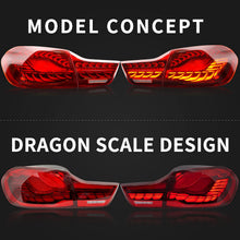 Load image into Gallery viewer, inginuity time LED Tail Lights for BMW M4 GTS F32 F33 F82 F36 F82 F83 2014-2020 Sequential Indicator Start Up Animation Rear Lamp Assembly