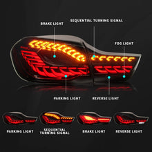 Load image into Gallery viewer, inginuity time LED Tail Lights for BMW M4 GTS F32 F33 F82 F36 F82 F83 2014-2020 Sequential Indicator Start Up Animation Rear Lamp Assembly