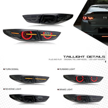 Load image into Gallery viewer, inginuity time LED Tail Lights for Mazda 3 2019 2020 2021 2022 Sedan Axela Start-up Animation Taillights Rear Lamps Accessary