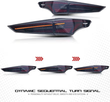 Load image into Gallery viewer, inginuity time LED Tail Lights for Toyota Highlander 2020 2021 2022 Black Sequential Indicator Start Up Animation Rear Lamps