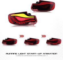 Load image into Gallery viewer, Inginuity Time LED GTS Tail Lights for BMW 2-Series M2 F22 2014 2015 2016 2017 2018 2019 2 Sery Coupe Convertible Red F23 F87 OLED Start-up Animation Sequential Indicator Rear Lamps Accessary