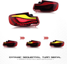 Load image into Gallery viewer, Inginuity Time LED GTS Tail Lights for BMW 2-Series M2 F22 2014 2015 2016 2017 2018 2019 2 Sery Coupe Convertible Red F23 F87 OLED Start-up Animation Sequential Indicator Rear Lamps Accessary