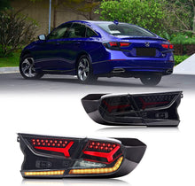 Load image into Gallery viewer, inginuity time LED Tail Lights for Honda Accord 10th Gen 2018 2019 2020 2021 2022 Animation DRL Sequential Indicator Rear Lamp Assembly