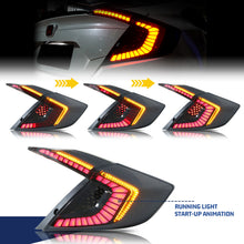 Load image into Gallery viewer, inginuity time LED Tail Lights for Honda Civic 10Th Gen 2016-2021 DRL Start Up Animation Rear Lamp Assembly
