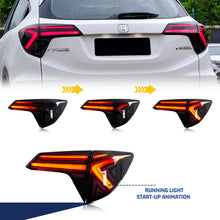 Load image into Gallery viewer, inginuity time LED Tail Lights for Honda HR-V Vezel 2016-2022 Animation Rear Lamps Assembly