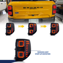 Load image into Gallery viewer, inginuity time LED Tail Lights for Ford Bronco Sport 2020 2021 2022 2023 Start-up Animation Sequential Rear Lamps