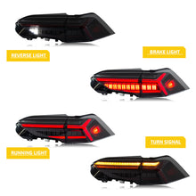 Load image into Gallery viewer, inginuity time LED Tail Lights for Toyota RAV4 2019-2023 Sequential Indicator Smoked Start-up Animation Rear Lamps